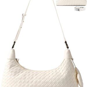 Shoulder Handbags for Women Woven Leather Crossbody Bags for Women Cute Clutch H
